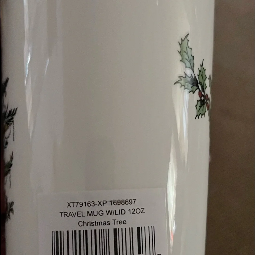 Spode Christmas Tree Travel Mug with Lid - Picture 5 of 12